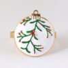 Christmas Snowball Napkin Ring