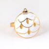 Christmas Snowball Napkin Ring