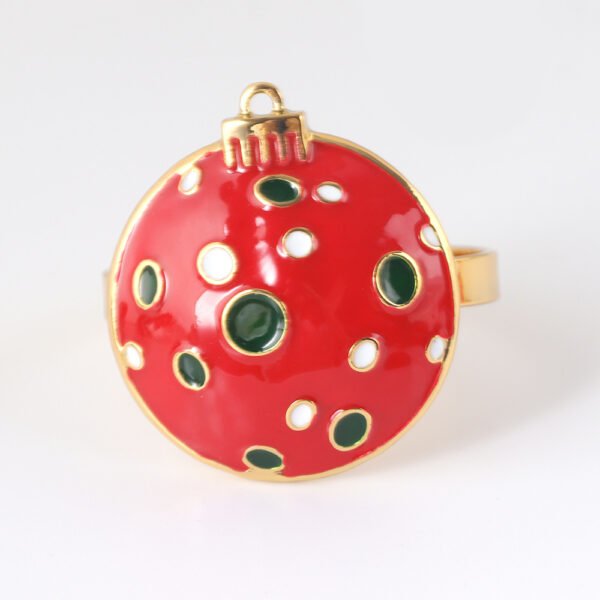 Christmas Snowball Napkin Ring