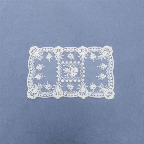 European lace embroidered tablecloth square rectangle floral