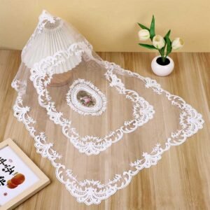 European lace embroidered tablecloth square rectangle floral