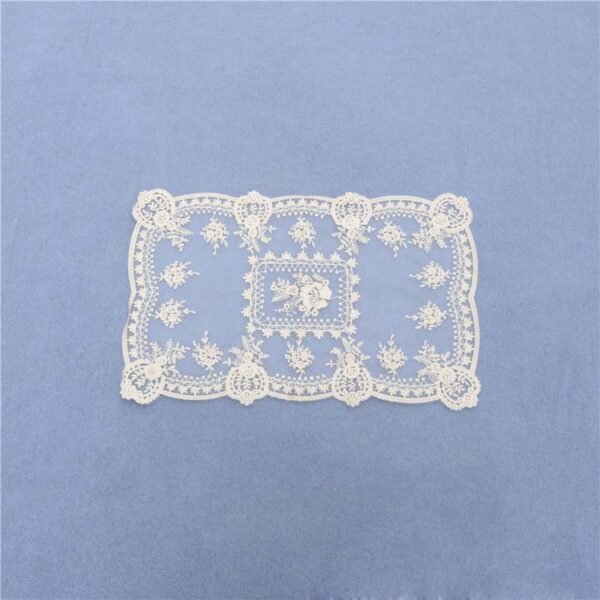European lace embroidered tablecloth square rectangle floral