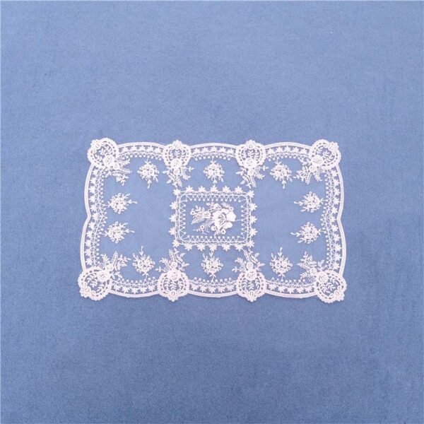 European lace embroidered tablecloth square rectangle floral
