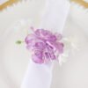 Faux Rose Napkin Ring