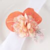 Faux Rose Napkin Ring
