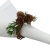 Christmas Fog Pinecone Napkin Ring
