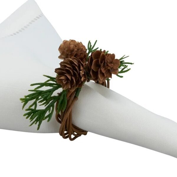 Christmas Fog Pinecone Napkin Ring