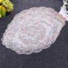 French embroidered lace placemat oval rectangle milk silk