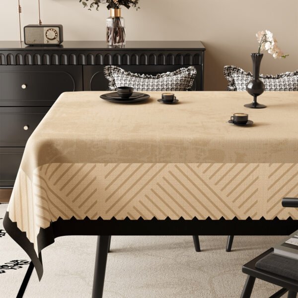 GeoWeave 2025 Luxury PVC Tablecloth – Vintage Style Waterproof Cover (1) GeoWeave 2025 Luxury PVC Tablecloth – Vintage Style Waterproof Cover