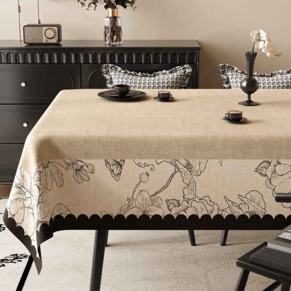 GeoWeave 2025 Luxury PVC Tablecloth – Vintage Style Waterproof Cover (3) GeoWeave 2025 Luxury PVC Tablecloth – Vintage Style Waterproof Cover