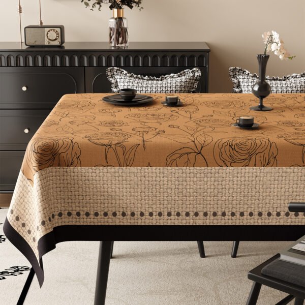GeoWeave 2025 Luxury PVC Tablecloth – Vintage Style Waterproof Cover (4) GeoWeave 2025 Luxury PVC Tablecloth – Vintage Style Waterproof Cover