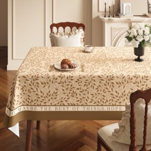 GeoWeave American PVC Tablecloth – Breeze Voyage / Mountain Cabin / Pear Blossom