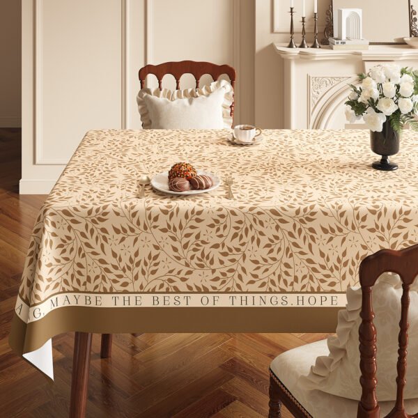 GeoWeave American PVC Tablecloth – Breeze Voyage / Mountain Cabin / Pear Blossom