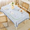 GeoWeave Dopamine PVC Tablecloth – Dreamy Blue and Candy Pop Design (1) GeoWeave Dopamine PVC Tablecloth – Dreamy Blue and Candy Pop Design