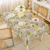 GeoWeave Neutral PVC Tablecloth – Beige Coffee Waterproof Design (1) GeoWeave Neutral PVC Tablecloth – Beige Coffee Waterproof Design