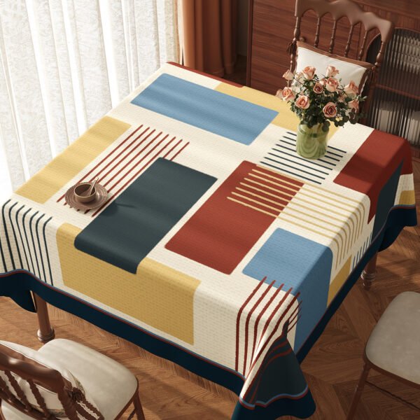 Square Vintage American Tablecloth