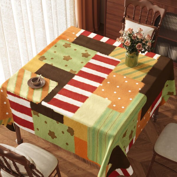 Square Vintage American Tablecloth