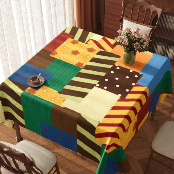 Square Vintage American Tablecloth