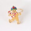 Gingerbread Man Christmas Tree Napkin Ring