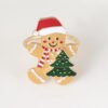Gingerbread Man Christmas Tree Napkin Ring