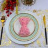 Gold Foil Mesh Table Runner Roll for Wedding Decoration