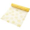 Metallic Foil Organza Snowflake Table Runner
