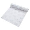 Metallic Foil Organza Snowflake Table Runner