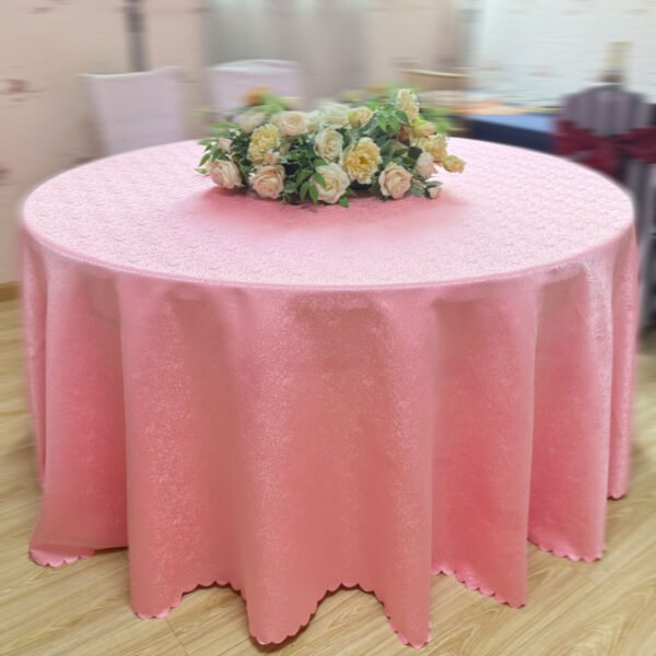 TABLECLOTH (17) Jacquard Floral Polyester Tablecloth | GeoWeave