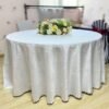 TABLECLOTH (21) Jacquard Floral Polyester Tablecloth | GeoWeave