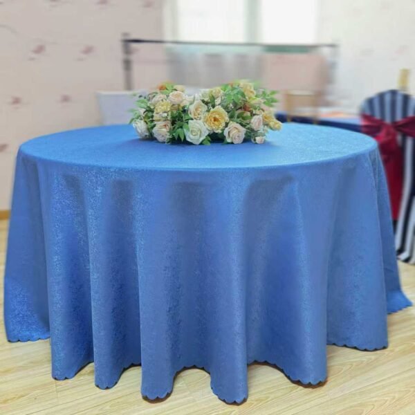 TABLECLOTH (23) Jacquard Floral Polyester Tablecloth | GeoWeave