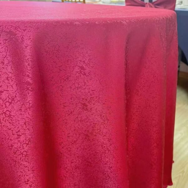 TABLECLOTH (5) Jacquard Floral Polyester Tablecloth | GeoWeave
