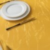 Floral Jacquard Polyester Round Tablecloth | GeoWeave