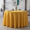 Floral Jacquard Polyester Round Tablecloth | GeoWeave