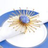 agate napkin ring (11) Large Fireworks Agate Napkin Ring