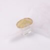 Gold Electroplated Agate Napkin Ring