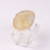 Gold Electroplated Agate Napkin Ring