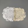 american vintage lace embroidered placemat oval round