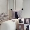 cartoon velvet pillow