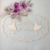 ballet mesh embroidered placemat white light yellow floral (1) ballet mesh embroidered placemat white light yellow floral