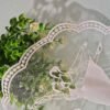 ballet mesh embroidered placemat white light yellow floral (2) ballet mesh embroidered placemat white light yellow floral