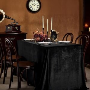 Ice Flower Velvet Tablecloth
