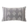 Geometric woven boho cotton cushion cover 45x45cm