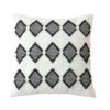 Geometric woven boho cotton cushion cover 45x45cm