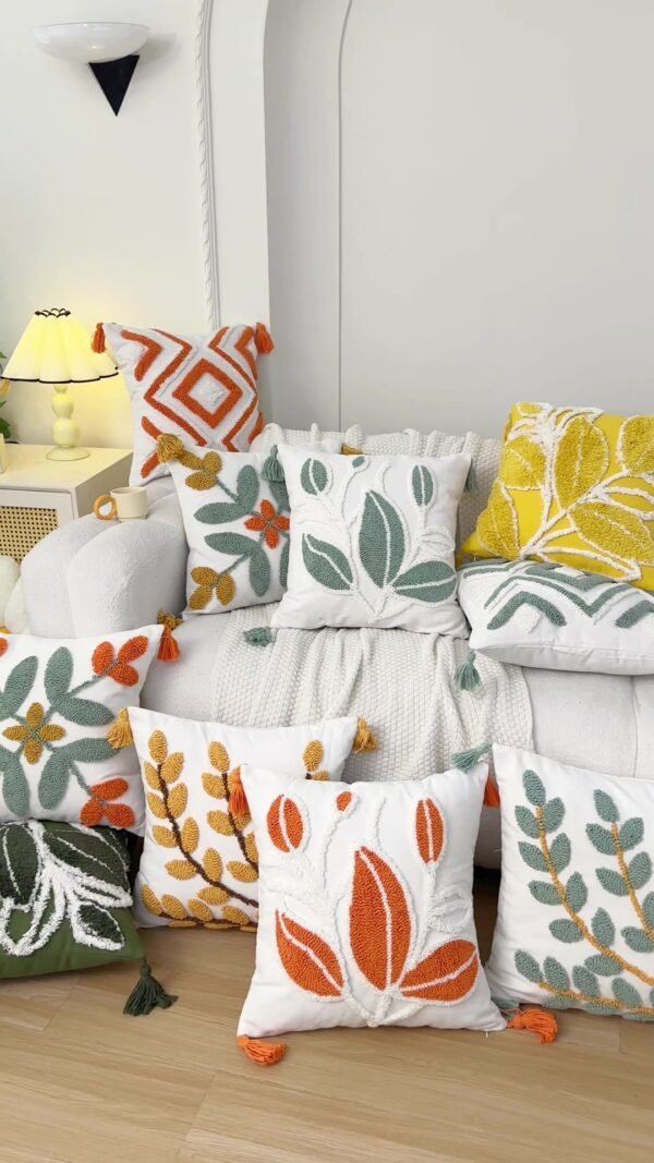 tufted pillow cover