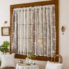 butterfly lace curtain (2) french cottage curtain