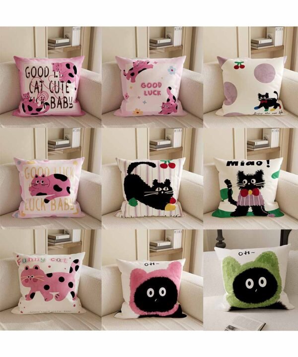 cartoon cat cushion