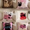 cartoon cat cushion
