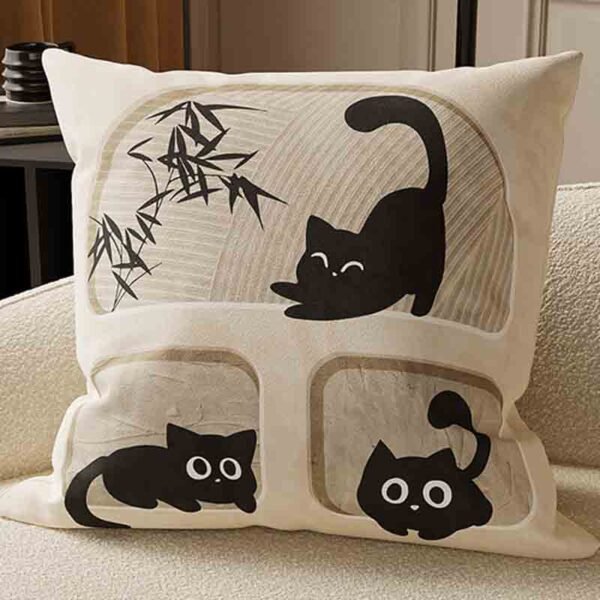 cat cushion cover