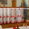 christmas cafe curtain (3) christmas window decor