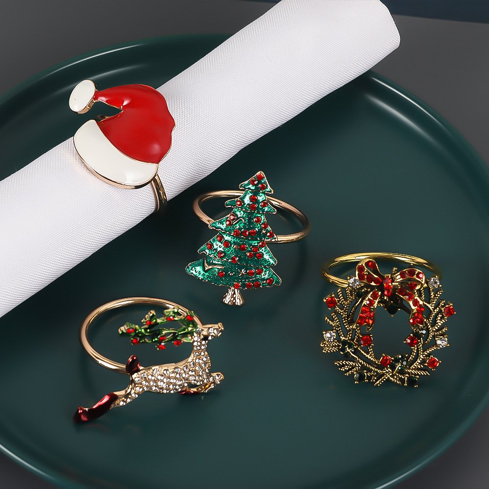 Silver Snowflake Napkin Ring
